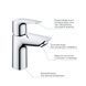 Набір змішувачів 3 в 1 для ванної кімнати Grohe QuickFix StartEdge S-Size UA202501SE CV030624 фото 11