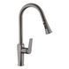 Комплект кухонної мийки Kraft NANO BLACK - 60х50HM PVD (3.0/1.0 мм) DEKOR K3705 фото 12