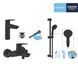 Набір змішувачів 3 в 1 для ванної кімнати Grohe QuickFix Start Black UA303301MQ CV032749 фото 13