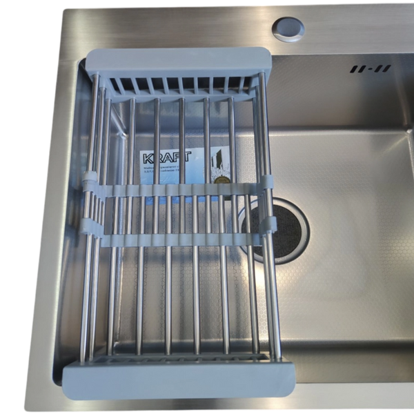 Комплект кухонної мийки Kraft KRF 5448 DECOR (3.0/1.0 мм) K3154 фото