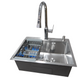 Комплект кухонної мийки Kraft KRF 6045 DECOR (3.0/1.0 мм) K3108 фото 2
