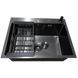 Комплект кухонної мийки Kraft NANO BLACK PVD Декор HS 54*48 (3.0/1.0 мм)+Змішувач для кухні з висувним шлангом K9381 фото 7