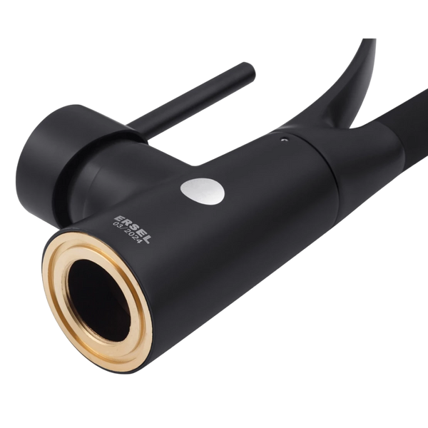 Комплект кухонної мийки Kraft HM 50х50 NANO BLACK PVD (3.0/1.0 мм) K3016 фото