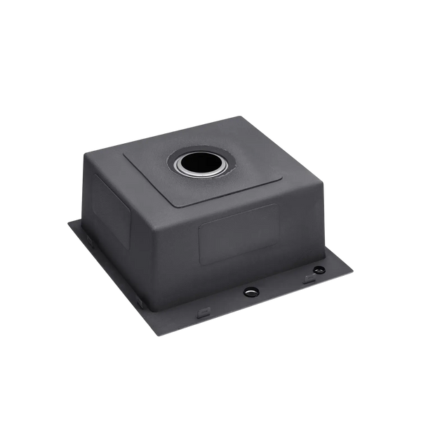 Комплект кухонної мийки Kraft HM 50х50 NANO BLACK PVD (3.0/1.0 мм) K3016 фото