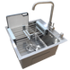 Комплект кухонної мийки Kraft KRF 5448 DECOR (3.0/1.0 мм) SM70160 фото 1