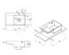 Комплект кухонної мийки Kraft Handmade HS L 780х480 (3.0/1.0 мм) SM2080 фото 9