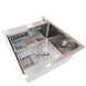 Комплект кухонної мийки Kraft KRF 5050 decor (3.0/1.0 мм) SM5050 фото 7