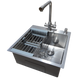 Комплект кухонної мийки Kraft KRF 5050 decor (3.0/1.0 мм) SM5050 фото 4