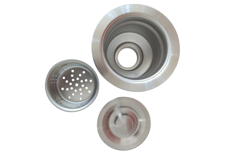 Комплект кухонної мийки Kraft KRF 5050 decor (3.0/1.0 мм) SM5050 фото