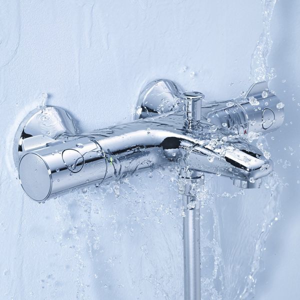 Змішувач для ванни Grohe Grohtherm 800 34567000 з душовим гарнітуром 27948001 (34567001) CV032204 фото