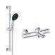 Змішувач для ванни Grohe Grohtherm 800 34567000 з душовим гарнітуром 27948001 (34567001) CV032204 фото 1