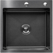 Кухонна мийка Kraft HM 50х50 NANO BLACK PVD (3.0/1.0 мм) Decor SМ482 фото 4