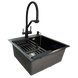 Кухонна мийка Kraft HM 50х50 NANO BLACK PVD (3.0/1.0 мм) K3028 фото 2