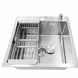 Комплект кухонної мийки Kraft KRF 5050 decor (3.0/1.0 мм) SM1843 фото 6