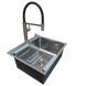 Комплект кухонної мийки Kraft KRF 5448 DECOR (3.0/1.0 мм) SM1052 фото 3