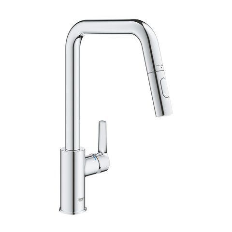 Змішувач для кухні з висувним виливом Grohe QuickFix Start 30631000 CV036255 фото