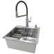 Комплект кухонної мийки Kraft KRF 5050 decor (3.0/1.0 мм) SM3090 фото 7