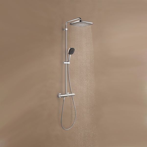 Набір змішувачів 2 в 1 для ванної кімнати Grohe QuickFix Vitalio Comfort Cube зі змішувачем для раковини Dice (UA203101TM) CV037312 фото