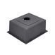 Комплект кухонної мийки Kraft графіт HS 600Х450мм NANO BLACK PVD Декор (3.0/1.0 мм)+Змішувач для кухні з підключенням до фільтра Kroner Edelstahl Klassisch - PVD03817BLK K3247 фото 9