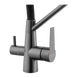 Комплект кухонної мийки Kraft графіт HS 600Х450мм NANO BLACK PVD Декор (3.0/1.0 мм)+Змішувач для кухні з підключенням до фільтра Kroner Edelstahl Klassisch - PVD03817BLK K3247 фото 14