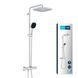 Набір змішувачів 2 в 1 для ванної кімнати Grohe QuickFix Vitalio Comfort Cube зі змішувачем для раковини Dice (UA203101TM) CV037312 фото 9