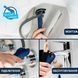 Набір змішувачів 2 в 1 для ванної кімнати Grohe QuickFix Vitalio Comfort Cube зі змішувачем для раковини Dice (UA203101TM) CV037312 фото 19
