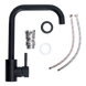 Комплект кухонної мийки Kraft HM 50х50 NANO BLACK PVD (3.0/1.0 мм) декор SM6430 фото 18