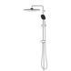 Набір змішувачів 2 в 1 для ванної кімнати Grohe QuickFix Flex Vitalio Comfort Cube зі змішувачем для раковини Dice (UA203170101) CV037314 фото 5